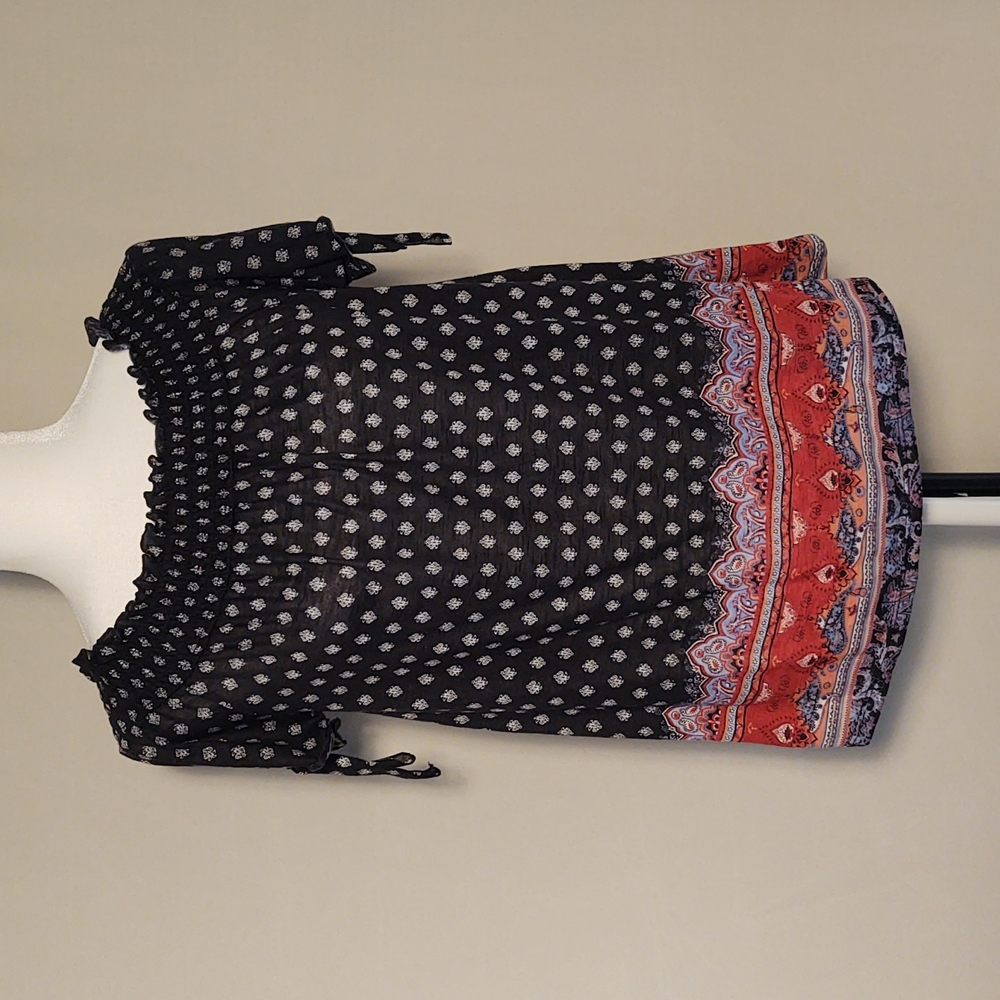 BOBBIE BROOKS Patterned Top - M